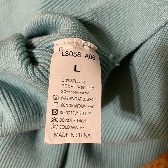 Blue Quarter-Zip Sweater - Picture 7 of 7